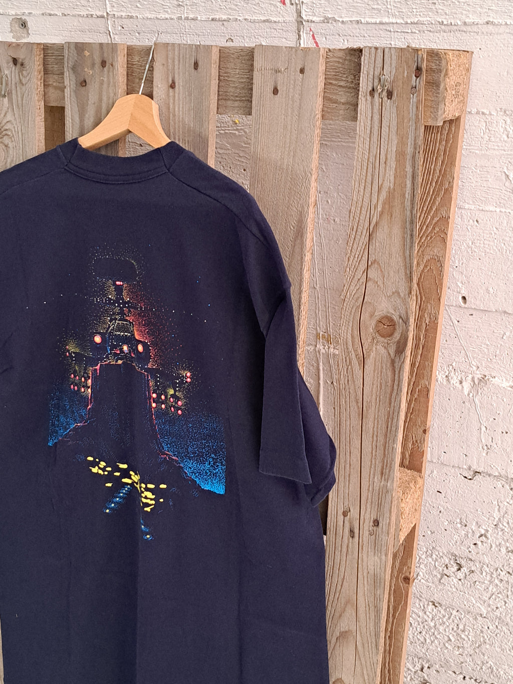 Sigle stitch graphic t-shirt