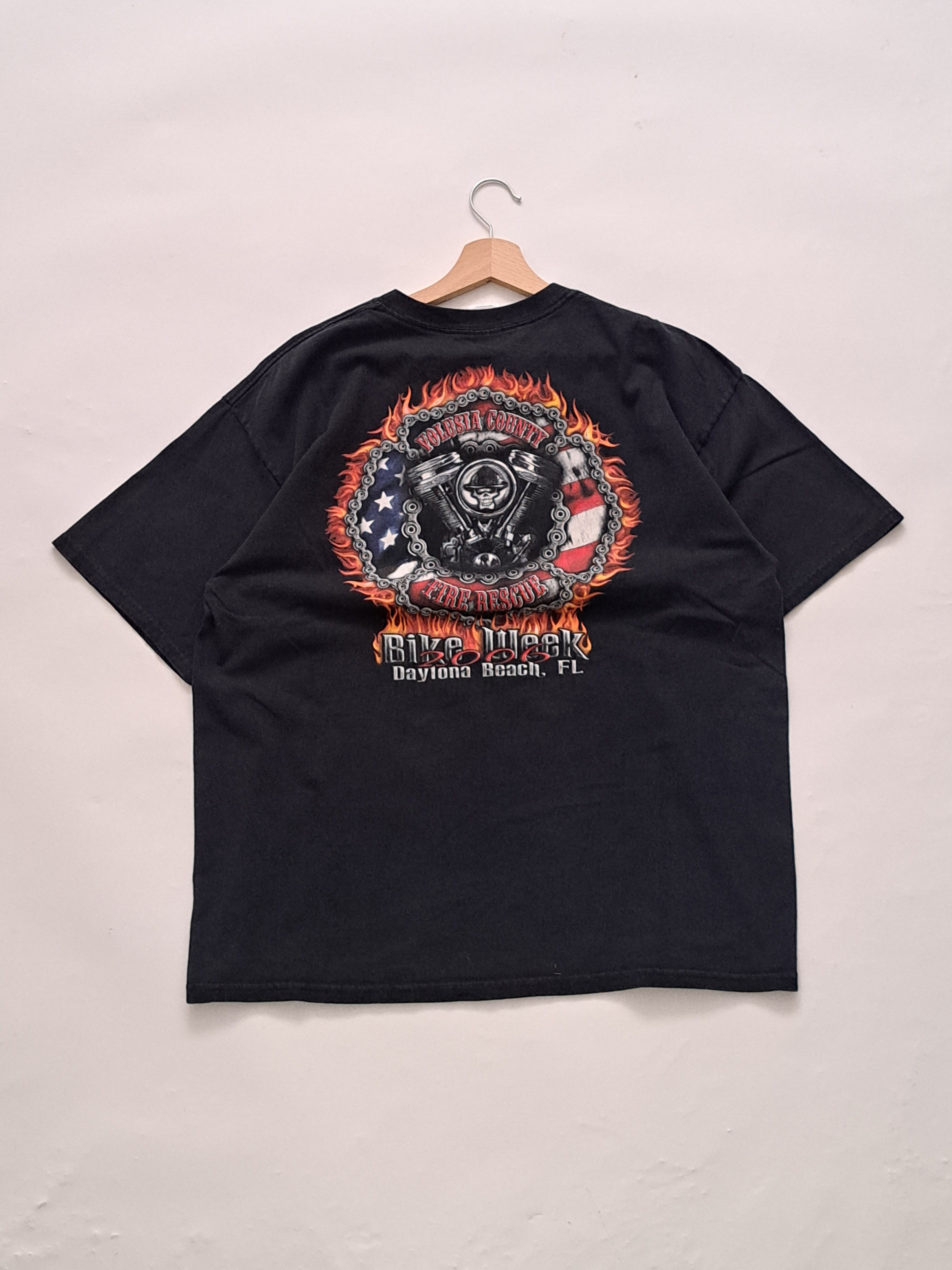 BIKE WEEK: 00s single stich graphic t-shirt